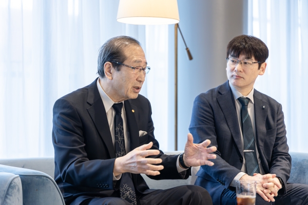 北川教授と杉本教授