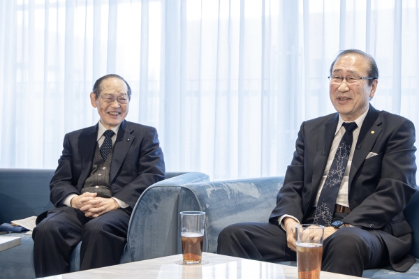 宗像教授と北川教授