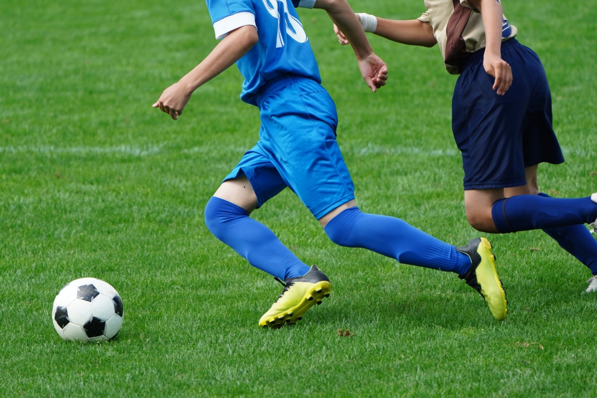 サッカーの写真